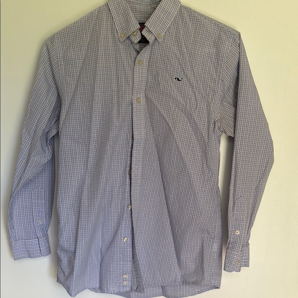 Boys Blue Checkered Shirt